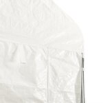 vidaXL Belvédère avec toit blanc 8 92x5 88x3 75 m polyéthylène