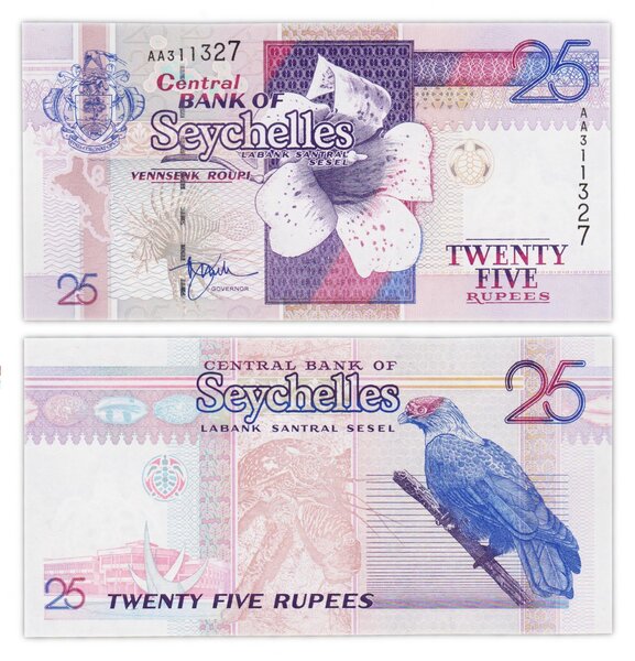 Billet de Collection 25 Rupees 1998-2008 Seychelles - Neuf - P37a