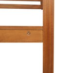 Chaises de jardin vidaXL sans accoudoirs 2 Pièces en bois d'acacia costaud