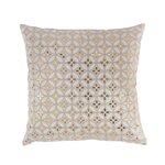 Coussin déhoussable 45 cm coton or azelia