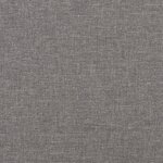 vidaXL Repose-pied Gris clair 60x50x41 cm Tissu
