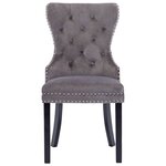 vidaXL Chaises à manger lot de 6 gris velours