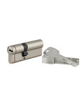 THIRARD - Cylindre double entrée Transit 1  45x30mm  SNAP côté 30  nickelé  5 clés
