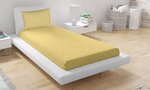 Ensemble drap housse 90 x 200 et Taie d'oreiller - Jaune