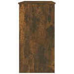 vidaXL Bureau Chêne fumé 80x40x75 cm Bois d'ingénierie
