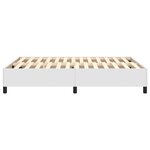 vidaXL Cadre de lit sans matelas blanc 140x200 cm similicuir