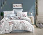 Parure de lit bleue CLARA 240 x 220 cm