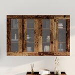 vidaXL Set de meubles muraux 2 Pièces Bois Ancien 69 5x34x90 cm
