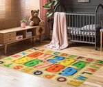 Tapis enfant ALPHA Number 120 x 160 cm - Multicolore