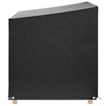 vidaXL Housses de balancelle 2 Pièces 12 œillets 215x150x130/150 cm PE