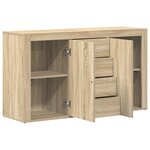 Buffet vidaXL Chêne de Sonoma Bois d'ingénierie 120 x 36 x 69 cm