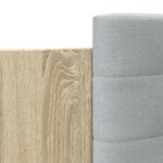 vidaXL Cadre de lit avec LED sans matelas chêne sonoma 100x200 cm