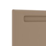 vidaXL Tête de lit design simple cappuccino 140 cm en simili cuir