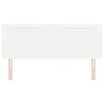 Tête de lit vidaXL Design Simple Blanc Pur 140 cm en Similicuir