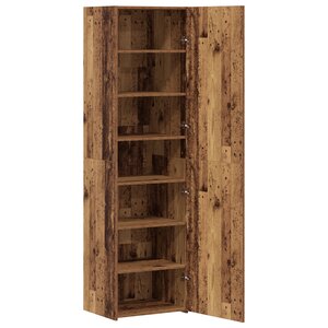 vidaXL Buffet Vieilli 50x42.5x185 cm Bois d'Ingénierie