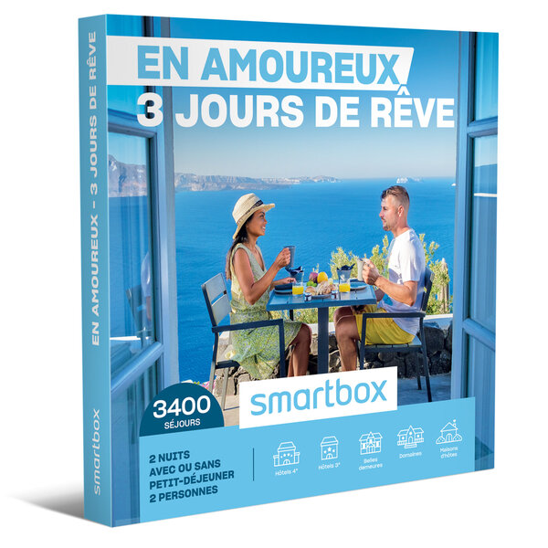 SMARTBOX - Coffret Cadeau En amoureux - 3 jours de rêve -  Séjour