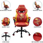 SUBSONIC - Harry Potter - Siege Gaming - Modele Junior - Sous Licence Officielle