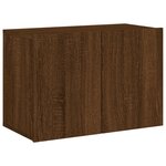 vidaXL Unités murales TV 6 Pièces chêne marron bois d'ingénierie