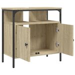 vidaXL Armoire lavabo de salle de bain chêne sonoma 60x30x60 cm