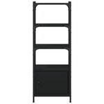 vidaXL Bibliothèque à 3 niveaux noir 41x30x109 5 cm bois d'ingénierie
