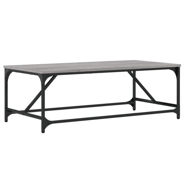 vidaXL Table basse Sonoma gris 100x50x35 cm Bois d'ingénierie