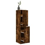vidaXL Armoire d'apothicaire chêne fumé 30x41x144 5 cm bois ingénierie