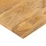 vidaXL Dessus de table 120x40x3 8cm rectangulaire bois massif manguier