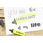 Surligneur 345 jaune 2-5 mm x 10 EDDING