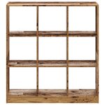 vidaXL Bibliothèque vieux bois 102x32x108 cm bois d'ingénierie