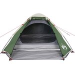 vidaXL Tente de camping à dôme 4 personnes vert imperméable