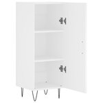 vidaXL Buffet blanc 34 5x34x90 cm bois d'ingénierie