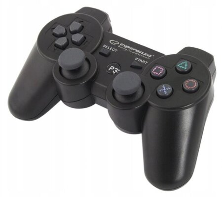 Esperanza EGG109K Manette de jeu Noir Bluetooth Joystick analogique Playstation 3