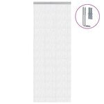 vidaXL Moustiquaire de porte à chaîne 80x212 cm aluminium