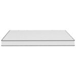 vidaXL Matelas en mousse moyennement doux 200x200 cm
