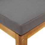 vidaXL Canapés d'angle sectionnels 2 Pièces avec coussins Gris foncé