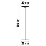 Lampadaire led leddy - unilux
