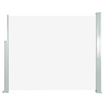 vidaXL Auvent latéral rétractable 120 x 300 cm Blanc cassé