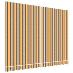 vidaXL Tissu de remplacement pour auvent rayures multicolores 3 5x2 5m