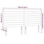 vidaXL Têtes de lit 4 Pièces Rose 90x5x78/88 cm Velours