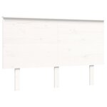 vidaXL Cadre de lit sans matelas blanc 120x200 cm bois massif