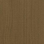 vidaXL Table basse marron miel 110x50x33 5 cm bois de pin massif