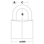 Master lock cadenas laiton massif 60 mm 160eurd