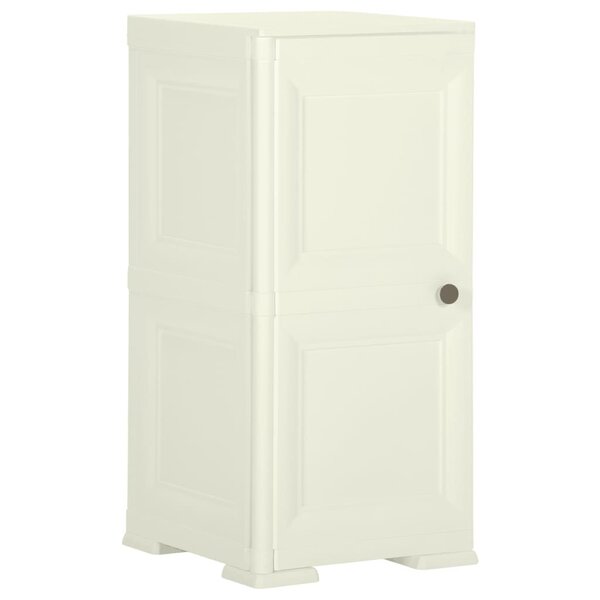 vidaXL Armoire plastique 40x43x85 5 cm design bois glace à la vanille