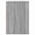 vidaXL Commode d'angle sonoma gris 40x41x58 cm bois d'ingénierie