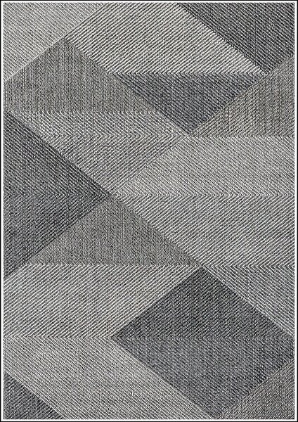 Tapis de salon MIRAN 160 x 230 cm - Gris
