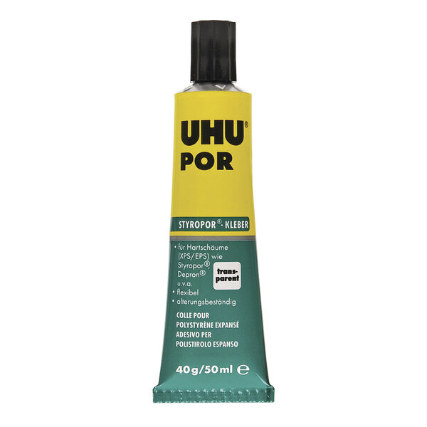 Colle pour polystyrène UHU tube 40 g
