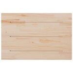 vidaXL Dessus de table 80x50x2 5 cm rectangulaire bois de pin massif