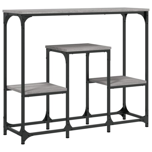 vidaXL Table console sonoma gris 89 5x28x76 cm bois d'ingénierie