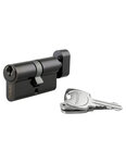 THIRARD - Cylindre STD à bouton 30 x 30 mm anti-arrachement  noir  3 clés