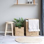 Tapis ovale en jute naturel 50 x 80 cm